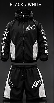 AR Windbreaker Set with Shorts